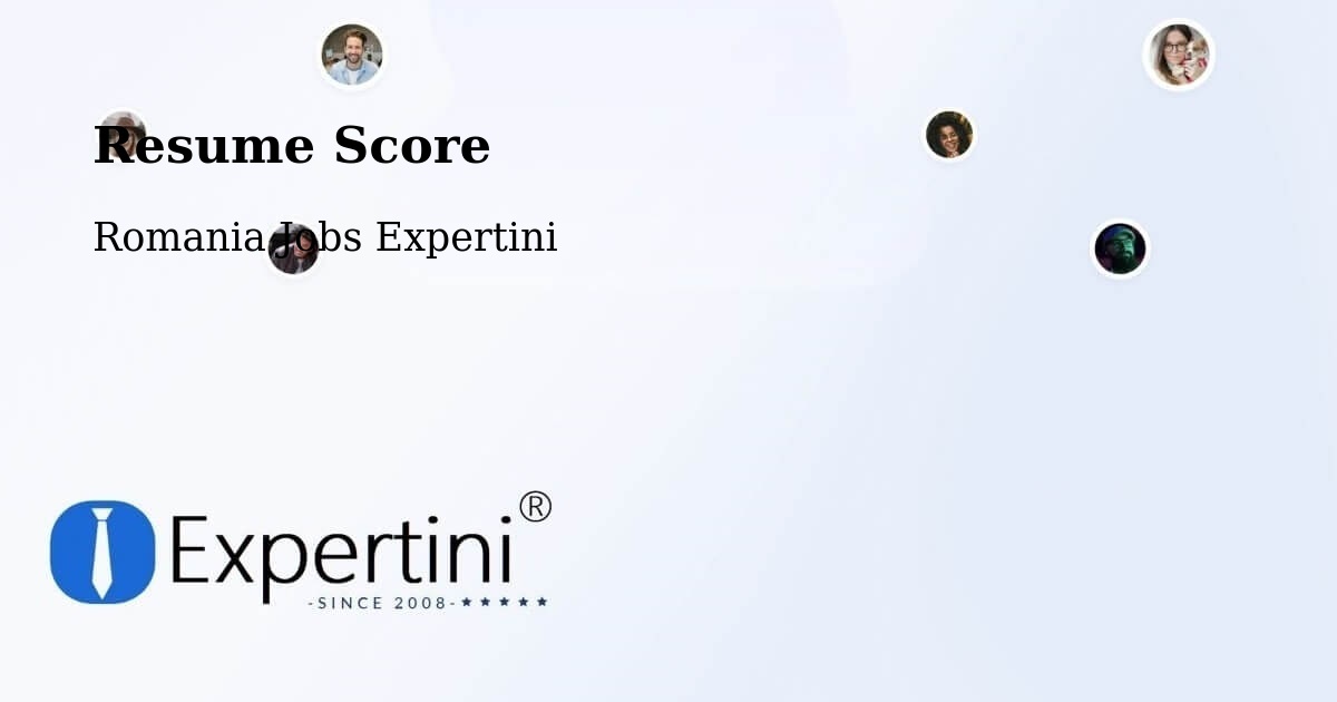 Resume Score & Job Description Match Tool – Ditrău - Romania Jobs Expertini